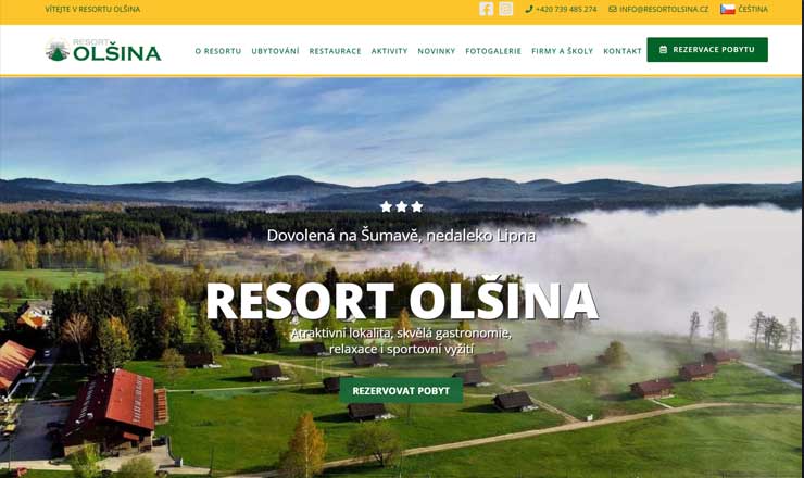 web Resort Olšina